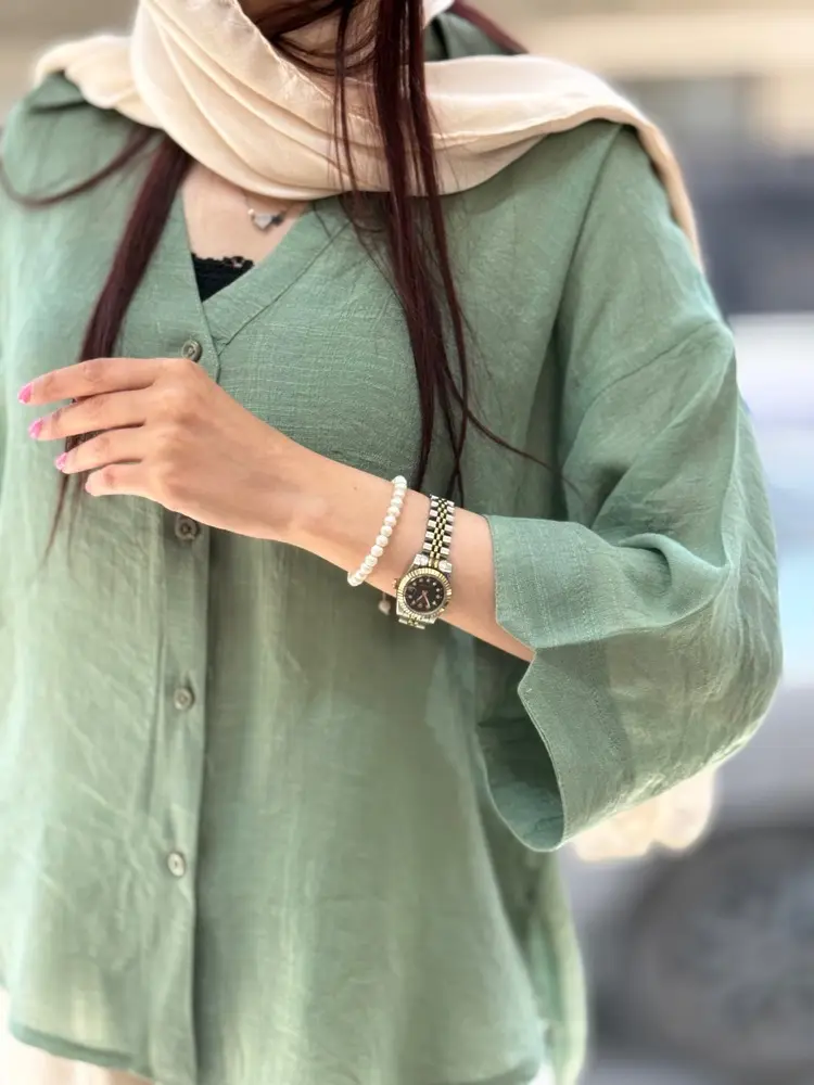شومیز کرپ نخ مارلین